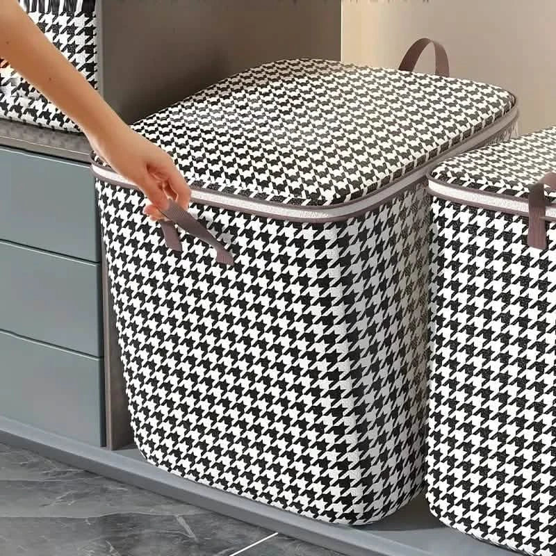 2-Pack: Quilt Storage Bag Organizer Non-Woven Dustproof Foldable Wardrobe Space Saving Bag