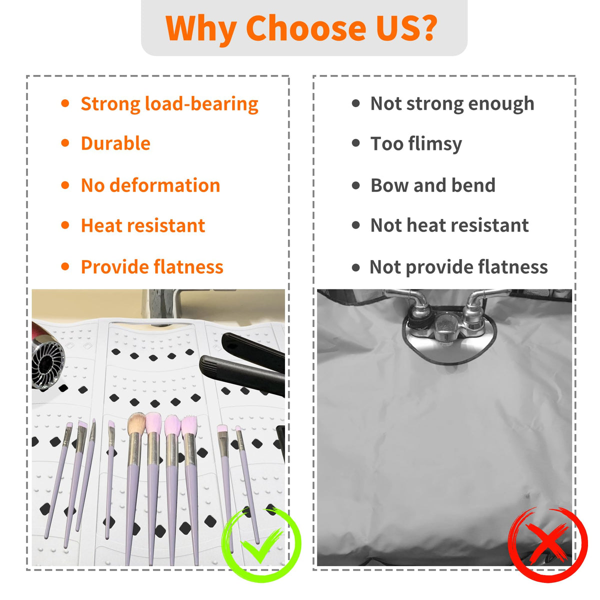 Mofason Bathroom Sink Top Cover Space Saver