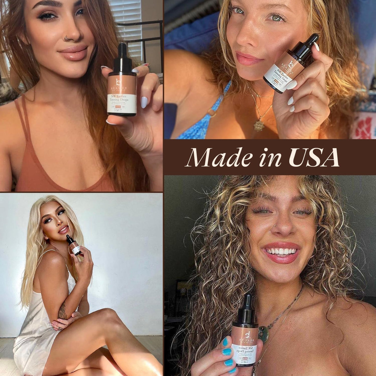Self Tanning Drops - Usa Made with Natural & Organic Ingredients