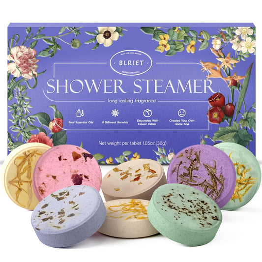 Blriet Shower Steamers Aromatherapy Relief Gifts 8 ct