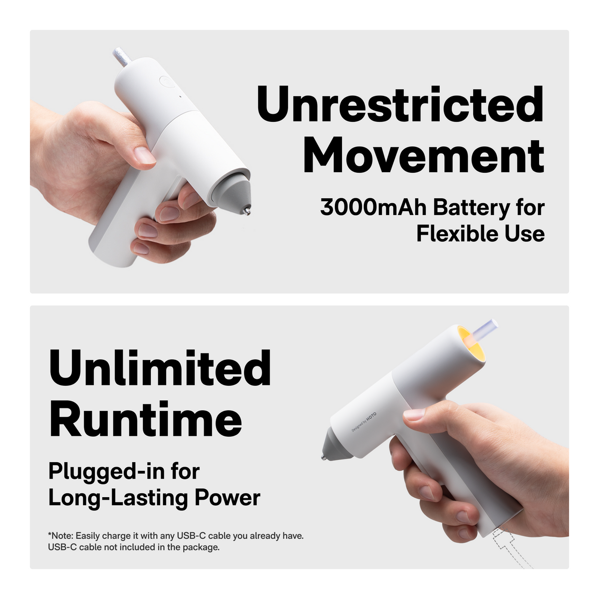 Cordless Auto-Dispensing Glue Gun