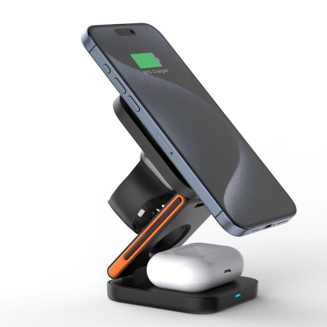 3-In-1 Folding Wireless Charger