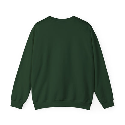Spooky Ghost Witch Hat Halloween Crewneck Sweatshirt