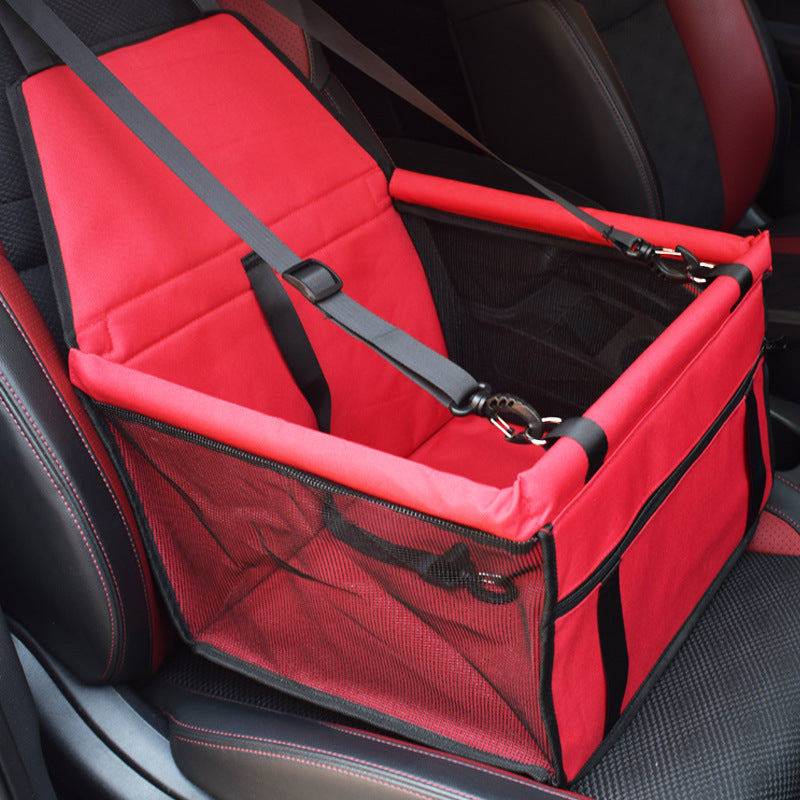 Dog Safety Mesh Travel Carrier Basket