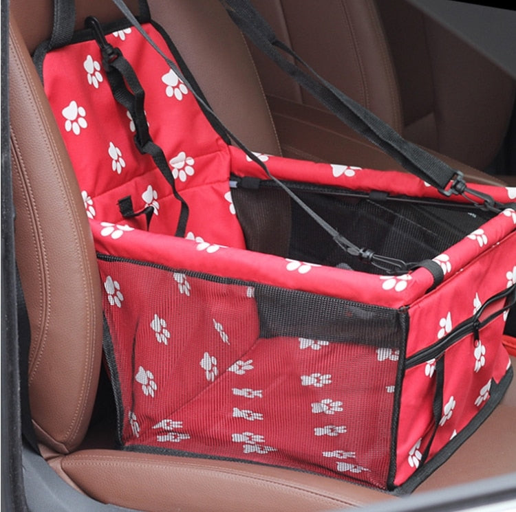 Dog Safety Mesh Travel Carrier Basket