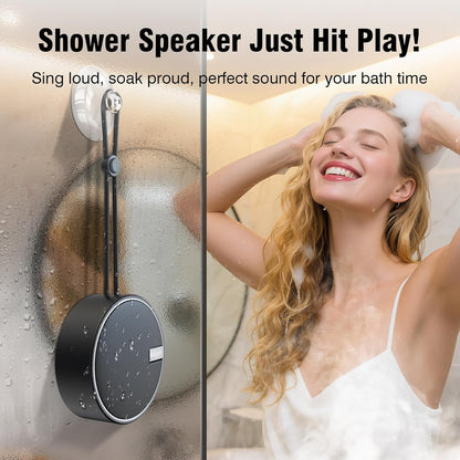 Insmy C12 IPX7 Waterproof Shower Bluetooth Speaker