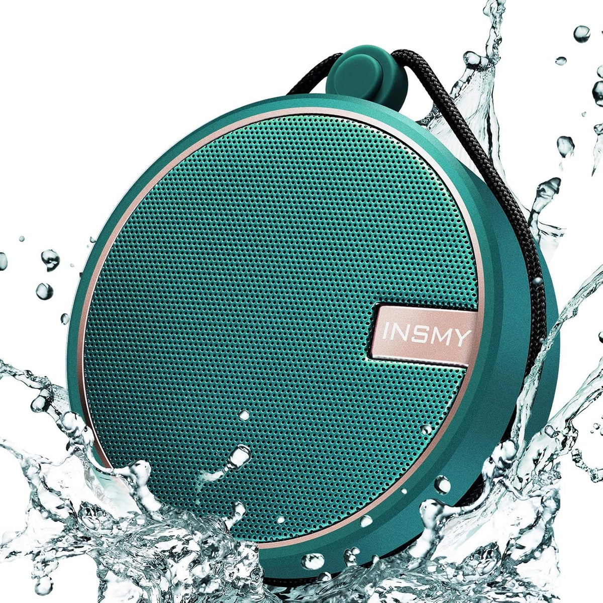 Insmy C12 IPX7 Waterproof Shower Bluetooth Speaker