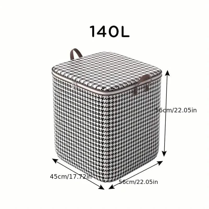 2-Pack: Quilt Storage Bag Organizer Non-Woven Dustproof Foldable Wardrobe Space Saving Bag