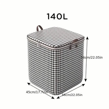2-Pack: Quilt Storage Bag Organizer Non-Woven Dustproof Foldable Wardrobe Space Saving Bag
