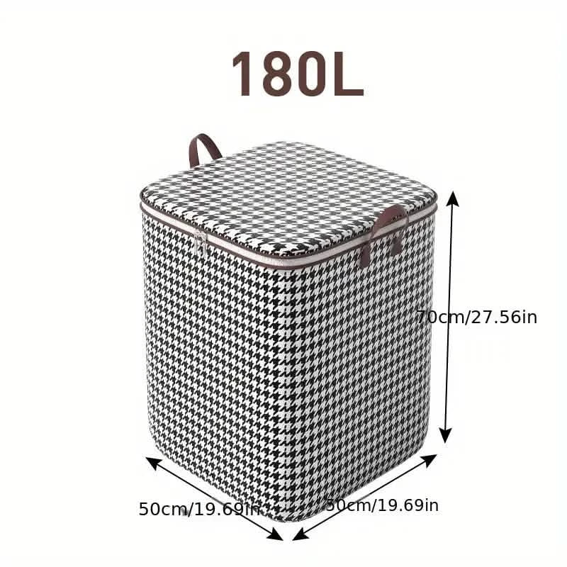 2-Pack: Quilt Storage Bag Organizer Non-Woven Dustproof Foldable Wardrobe Space Saving Bag