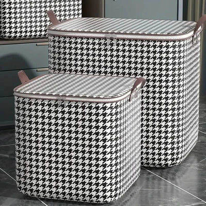 2-Pack: Quilt Storage Bag Organizer Non-Woven Dustproof Foldable Wardrobe Space Saving Bag