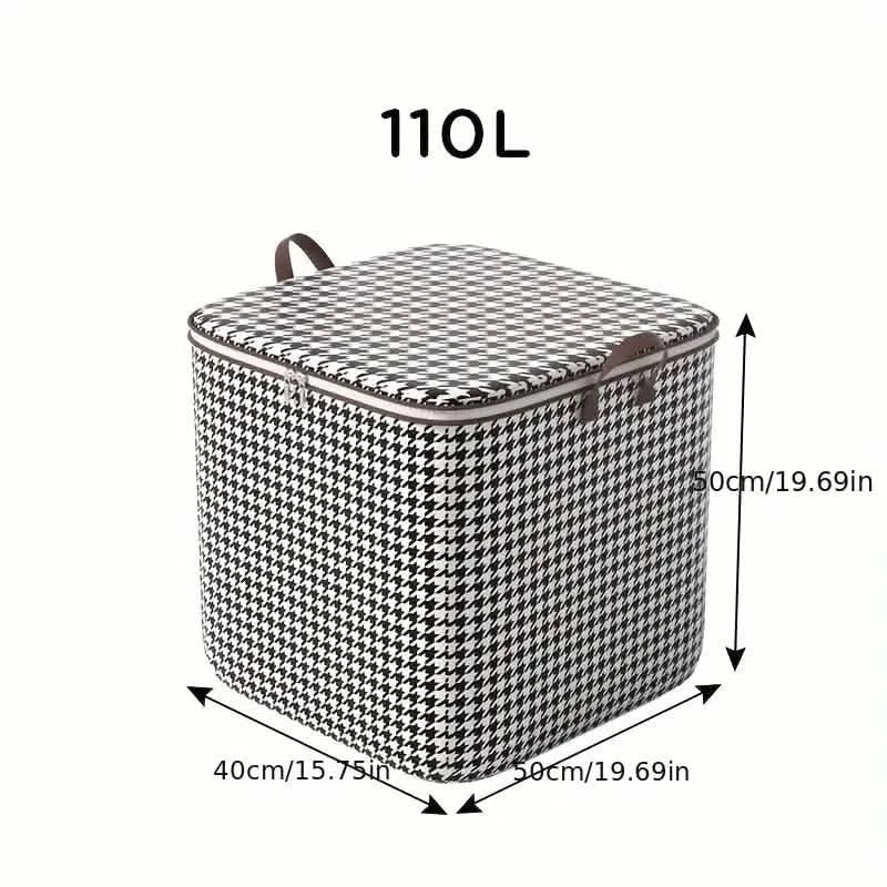 2-Pack: Quilt Storage Bag Organizer Non-Woven Dustproof Foldable Wardrobe Space Saving Bag