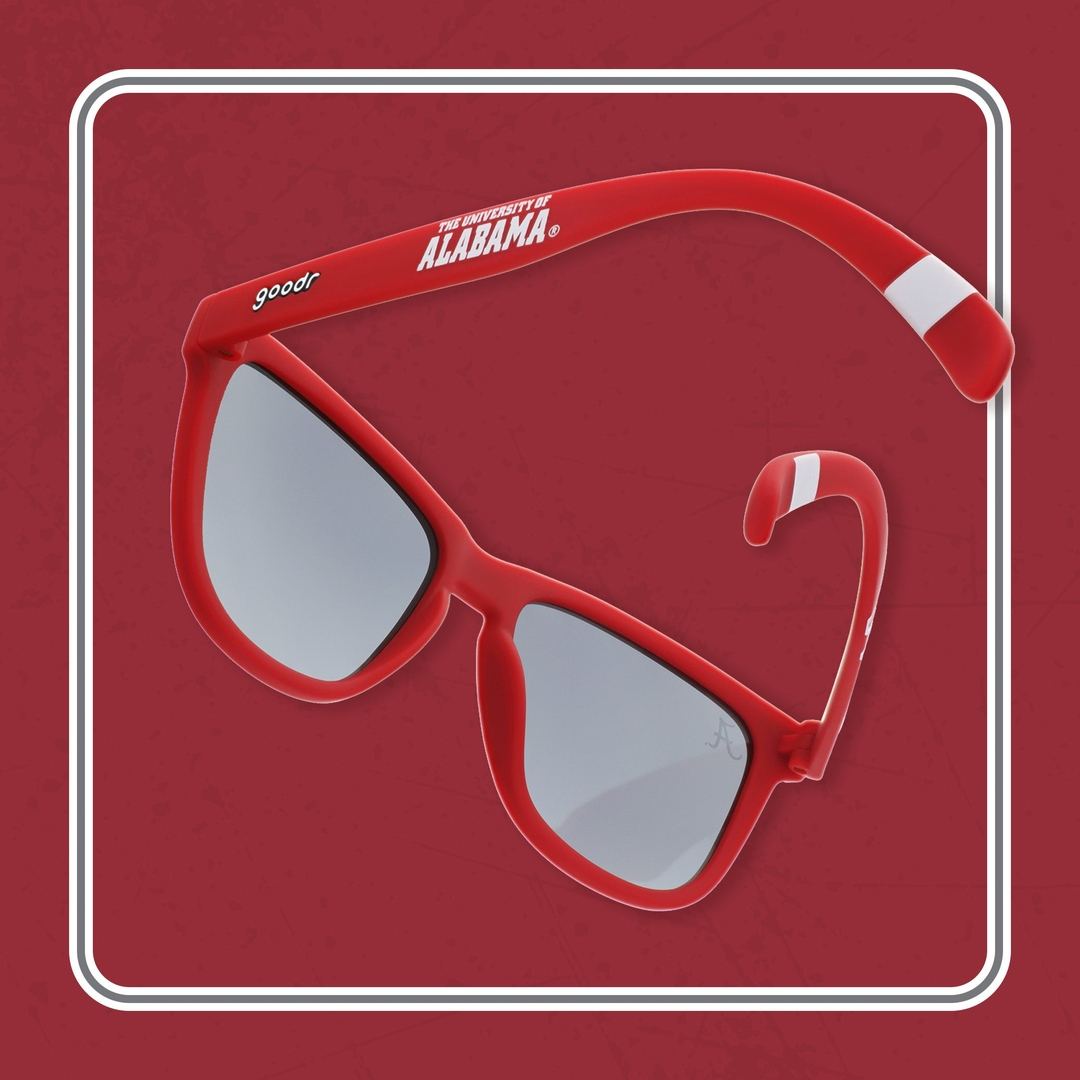 "Crimson Tide Pride” Alabama Collegiate Og Polarized Sunglasses
