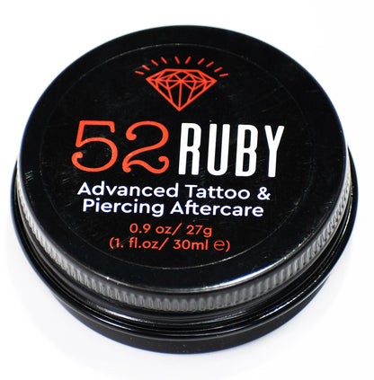 Tattoo Aftercare By 52Ruby – Natural Balm to Protect Ink & Skin(30ml)