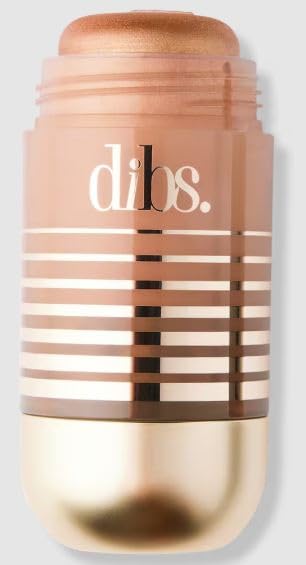 Dibs Beauty Status Stick Face and Body High~lighter, Unbothered Bronze, Warm Bronze with Copper Tones