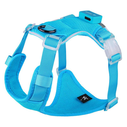 Illuminate Your Dog's Adventures: Rechargeable LED Harness for All Sizes - Breathable, Adjustable, Waterproof & Easy to Use! Perfect for Walking & Training
