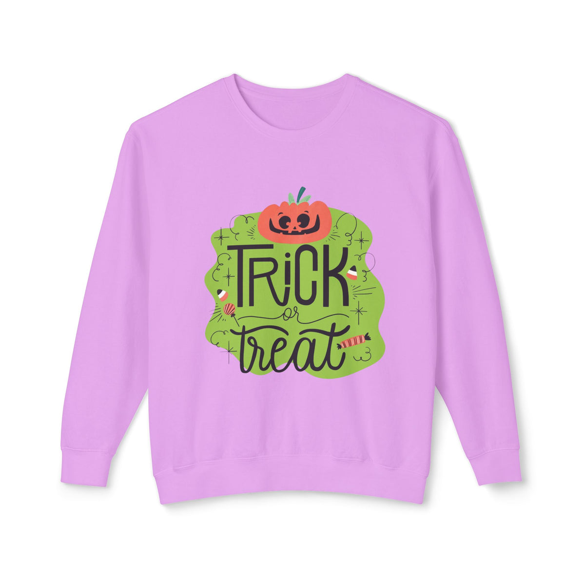 Trick or Treat Lightweight Crewneck Sweatshirt