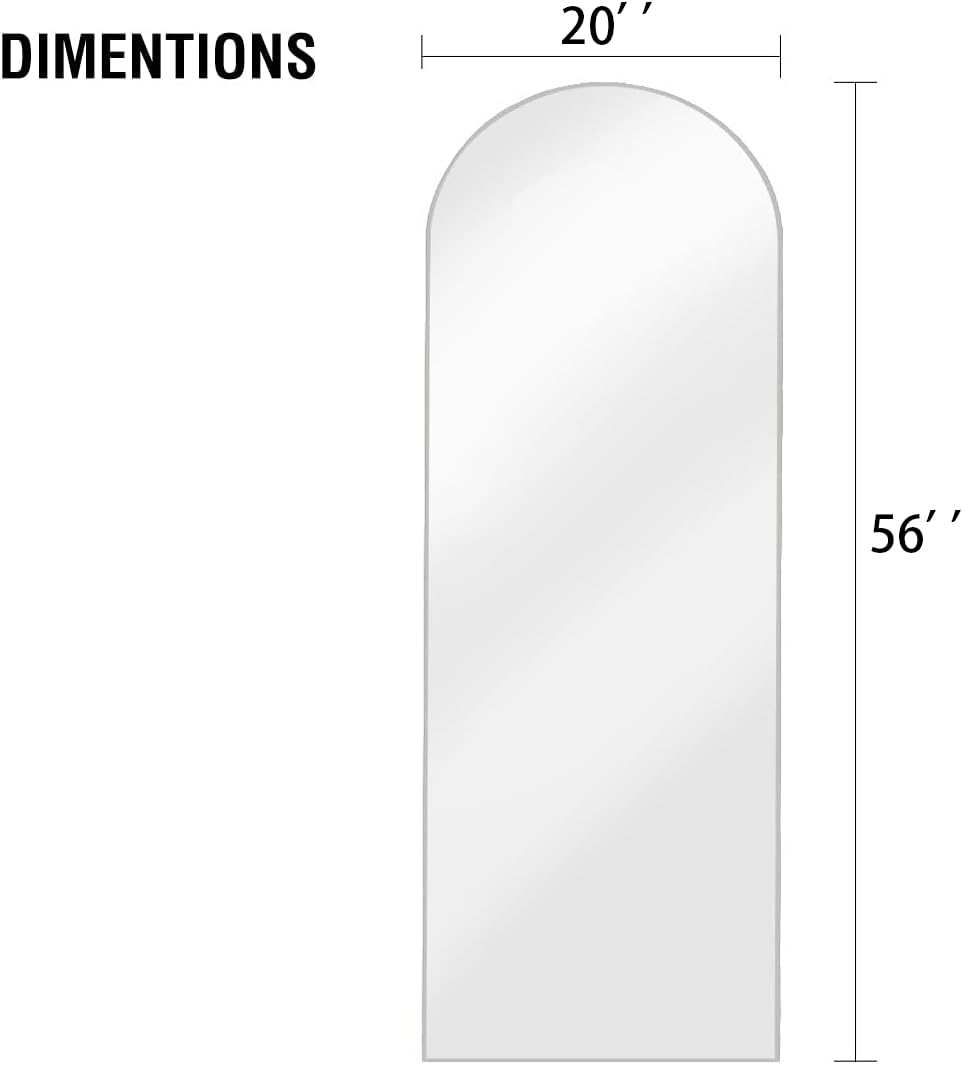 OGCAU Arched Full Length Mirror 76"x34"