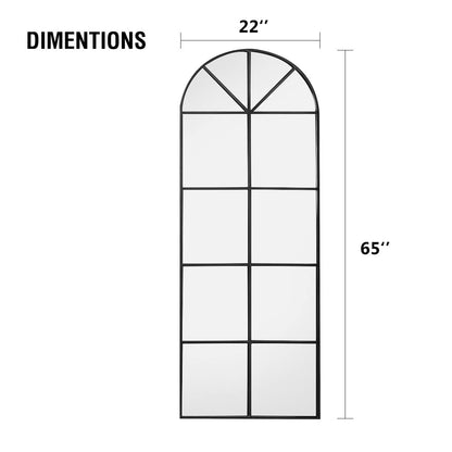 OGCAU Arched Full Length Mirror 76"x34"