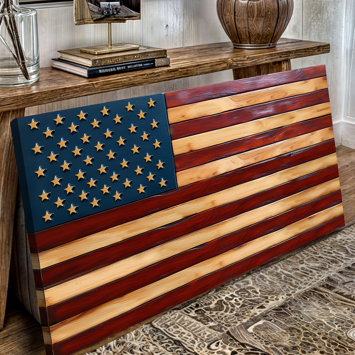 Old Glory American Flag Wall Art Ii