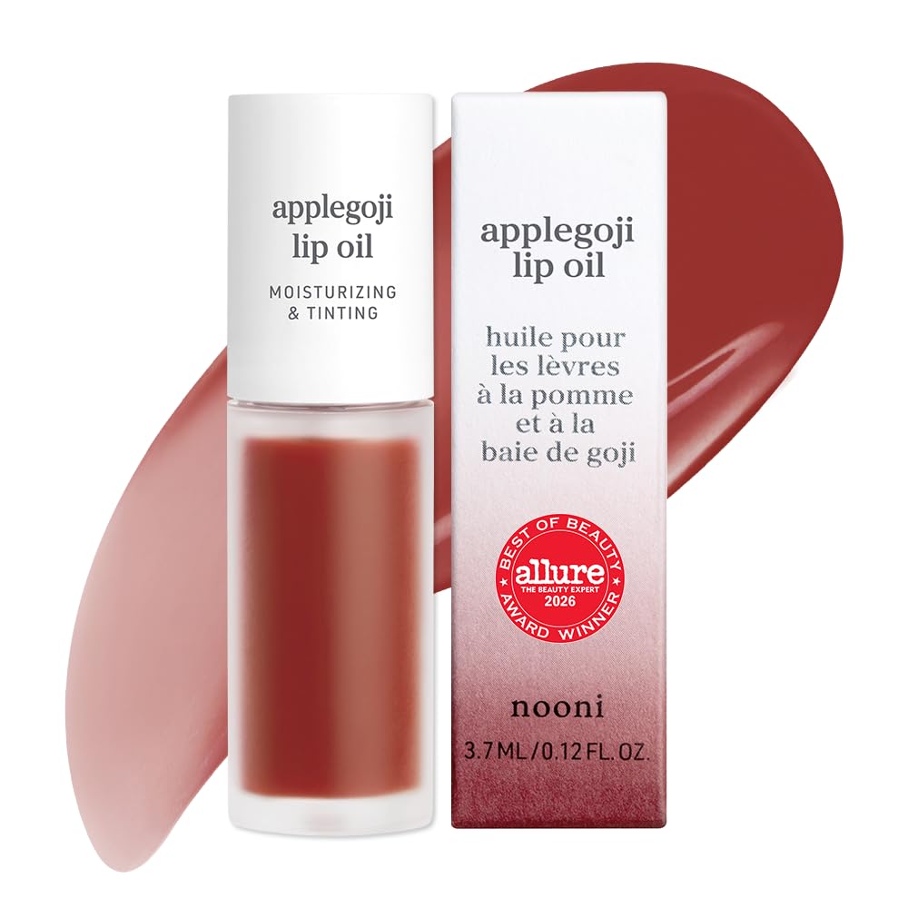 NOONI Korean Lip Oil - Applepeony - pH Color-Changing Plumping Lip Gloss