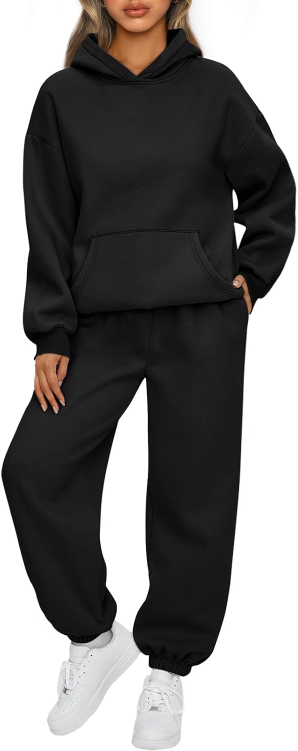 AUTOMET Womens 2 Piece Lounge Sweat Sets Fall Fashion Matching Sweatsuits