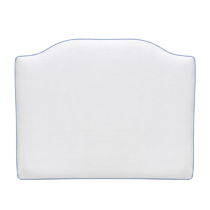 Dorm Headboard | White Headboard Pillow : Blue
