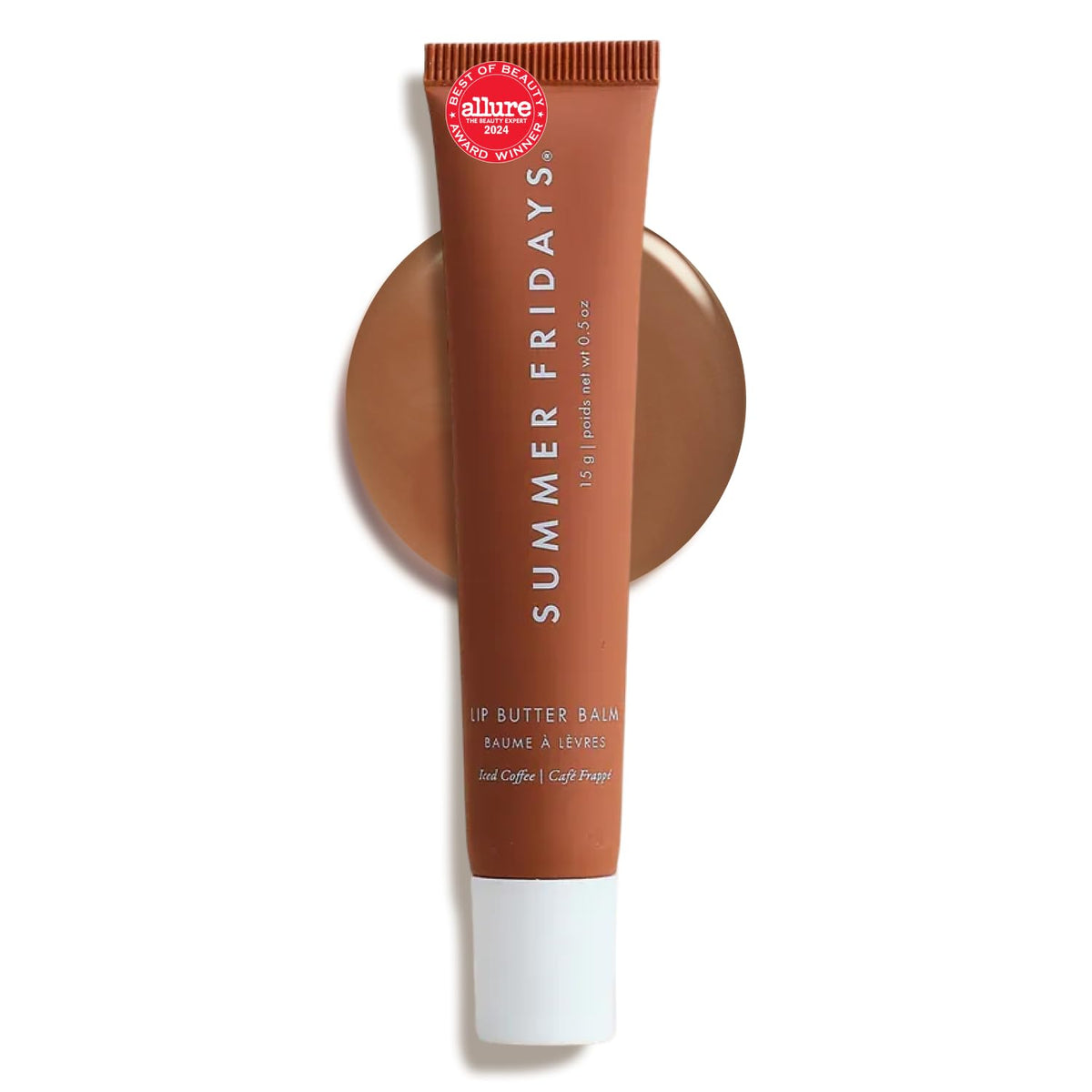 Summer Fridays Lip Butter Balm - Moisturizing Lip Gloss for Instant Shine + Sheer Color