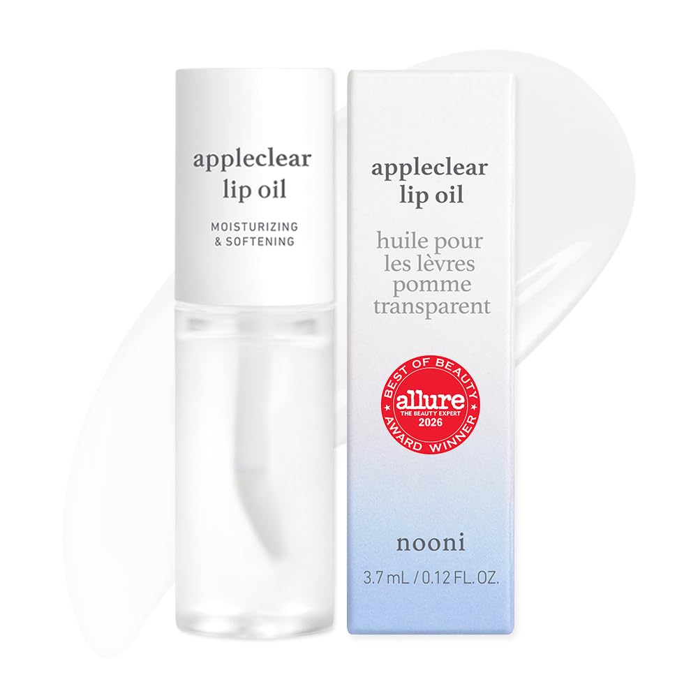 NOONI Korean Lip Oil - Applepeony - pH Color-Changing Plumping Lip Gloss