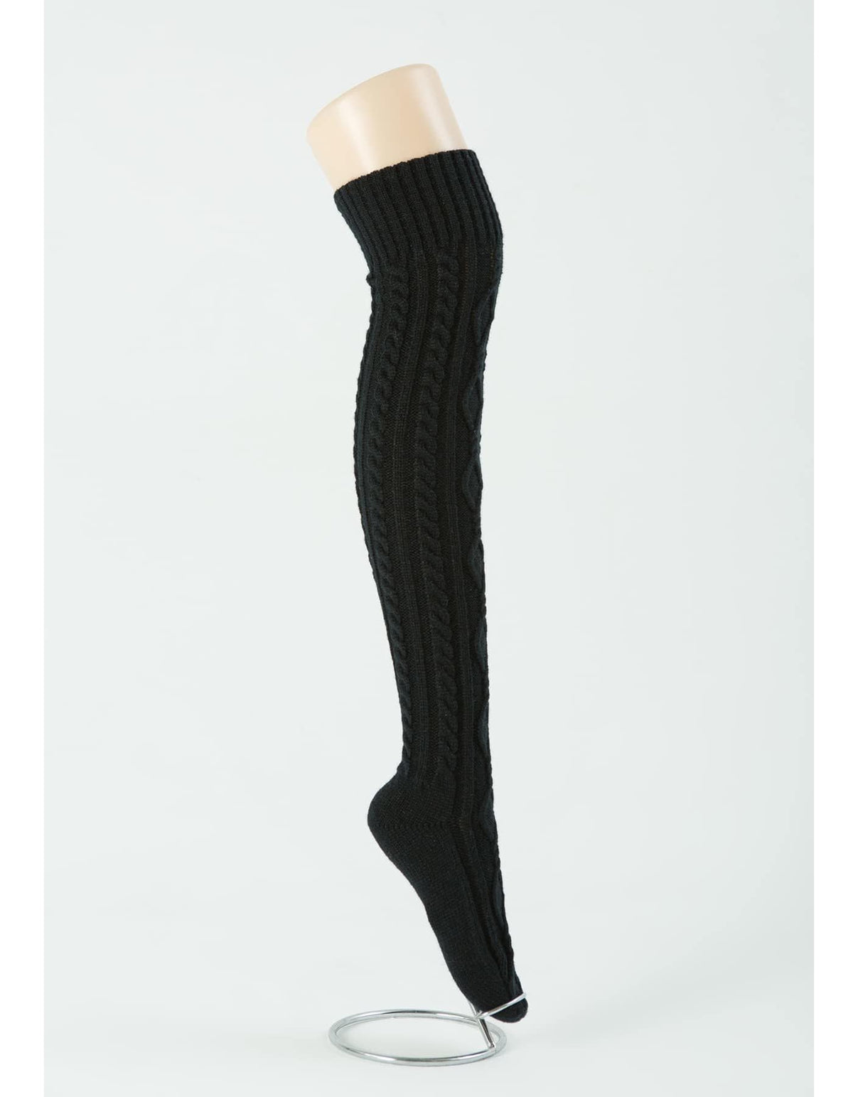 Leoparts Women's Cable Knit Thigh High Socks Over Knee Leg Warmer Stockings