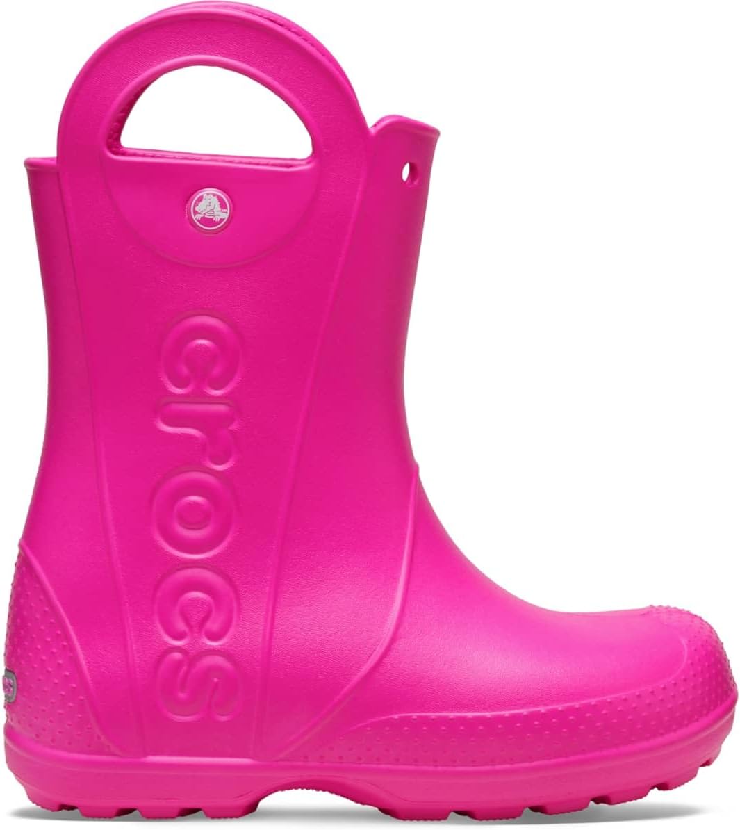 Crocs Kids' Handle It Rain Boots | Waterproof Slip On Shoes | Kids' Rain Boots