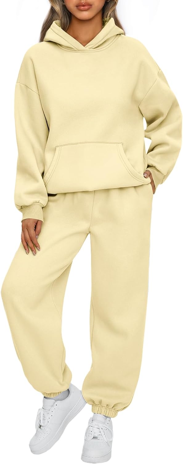 AUTOMET Womens 2 Piece Lounge Sweat Sets Fall Fashion Matching Sweatsuits