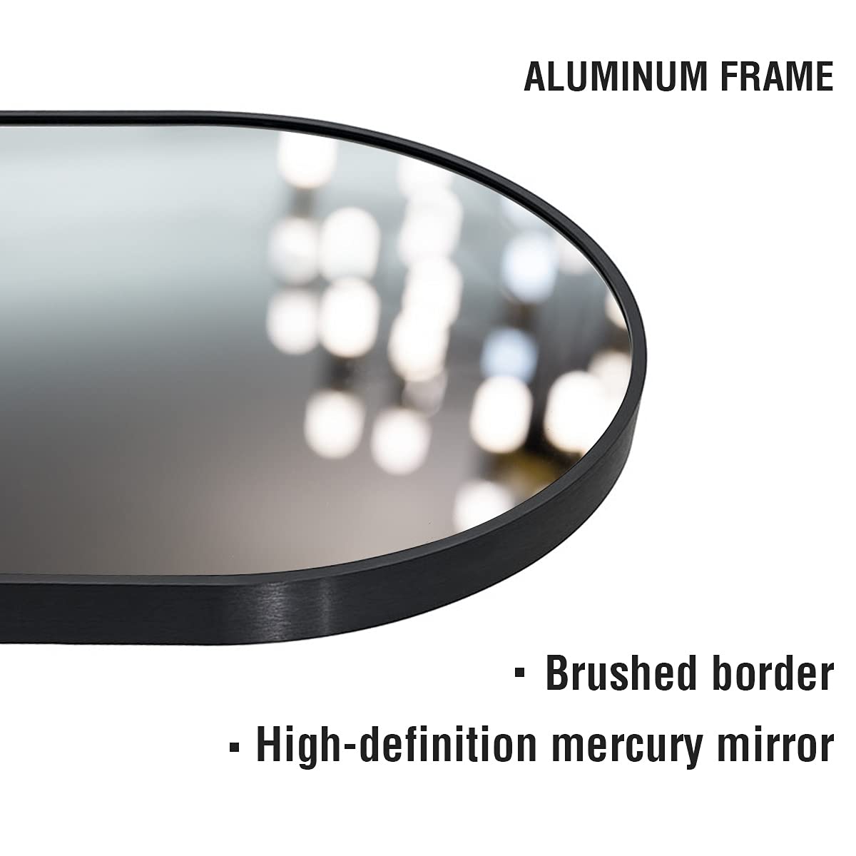 OGCAU Arched Full Length Mirror 76"x34"