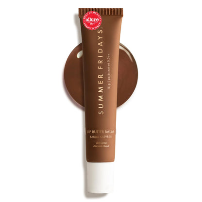 Summer Fridays Lip Butter Balm - Moisturizing Lip Gloss for Instant Shine + Sheer Color