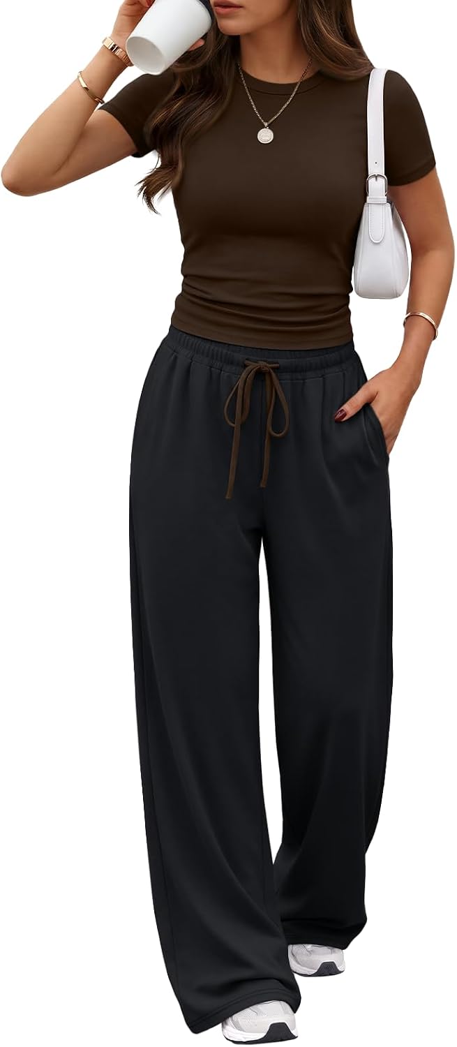 Trendy Queen Women's 2 Piece Matching Summer Lounge Set with Pockets
