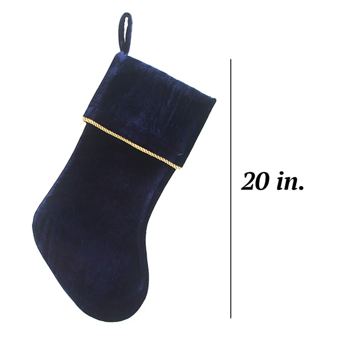 Etistta Classic 20 inch Velvet Christmas Stockings