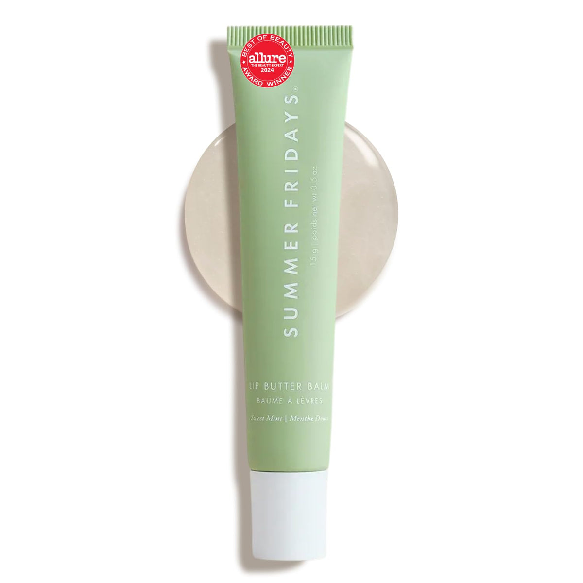Summer Fridays Lip Butter Balm - Moisturizing Lip Gloss for Instant Shine + Sheer Color