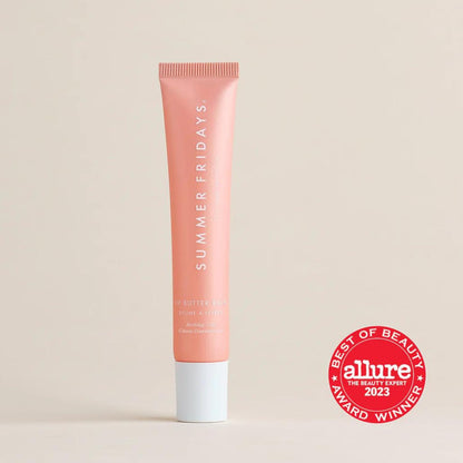 Summer Fridays Lip Butter Balm - Moisturizing Lip Gloss for Instant Shine + Sheer Color