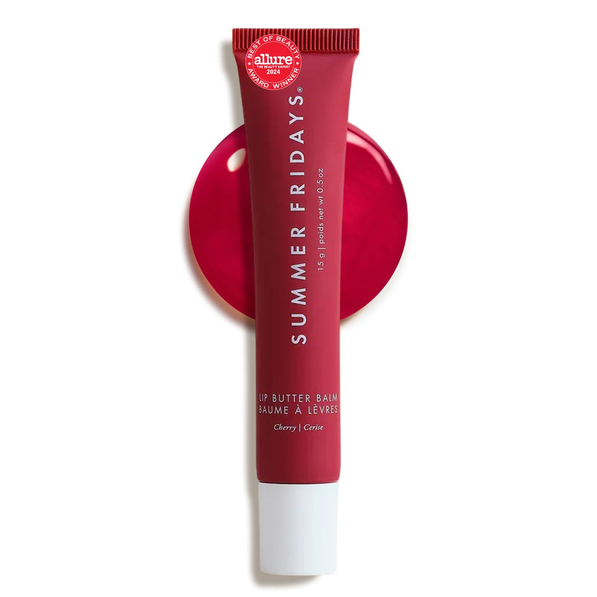 Summer Fridays Lip Butter Balm - Moisturizing Lip Gloss for Instant Shine + Sheer Color