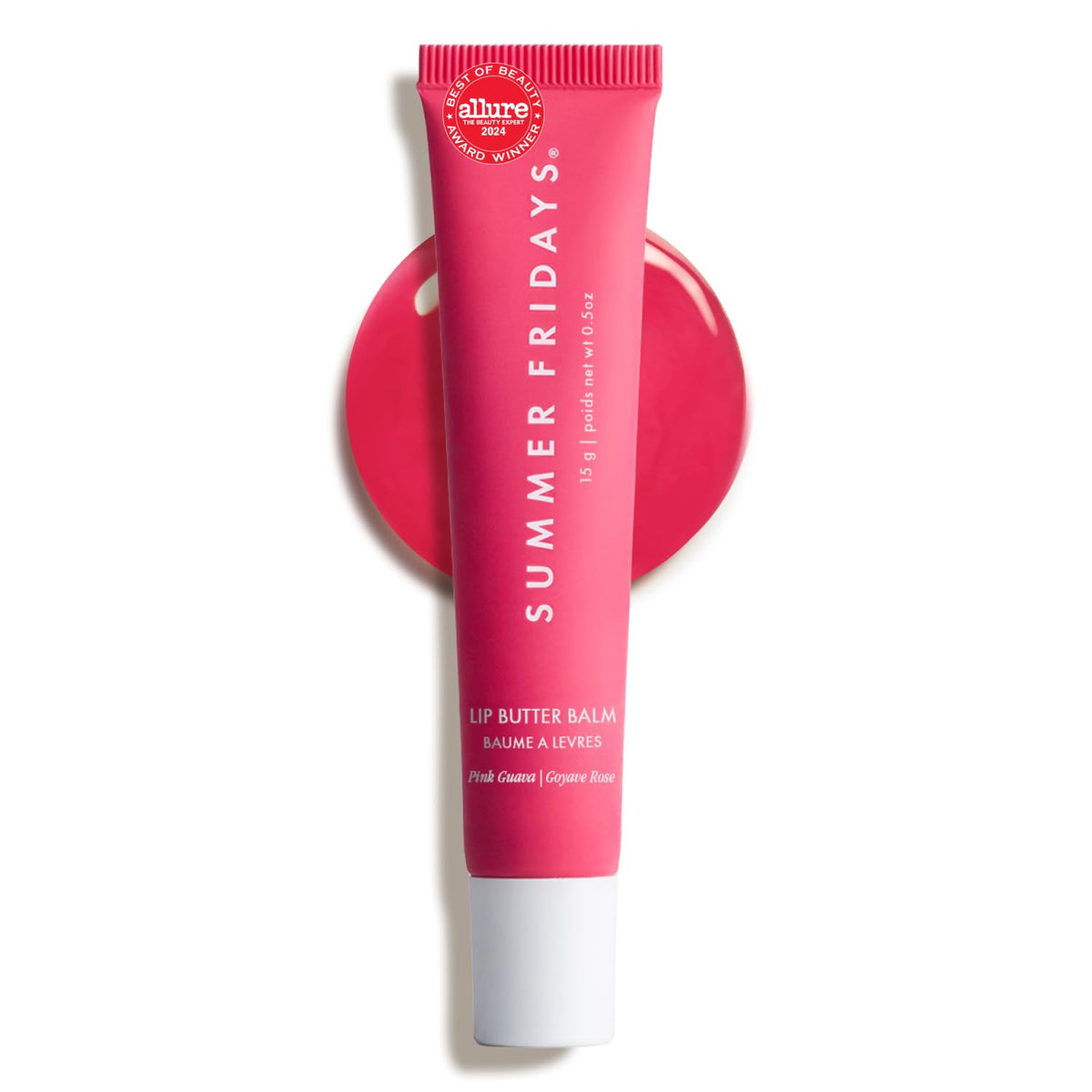 Summer Fridays Lip Butter Balm - Moisturizing Lip Gloss for Instant Shine + Sheer Color