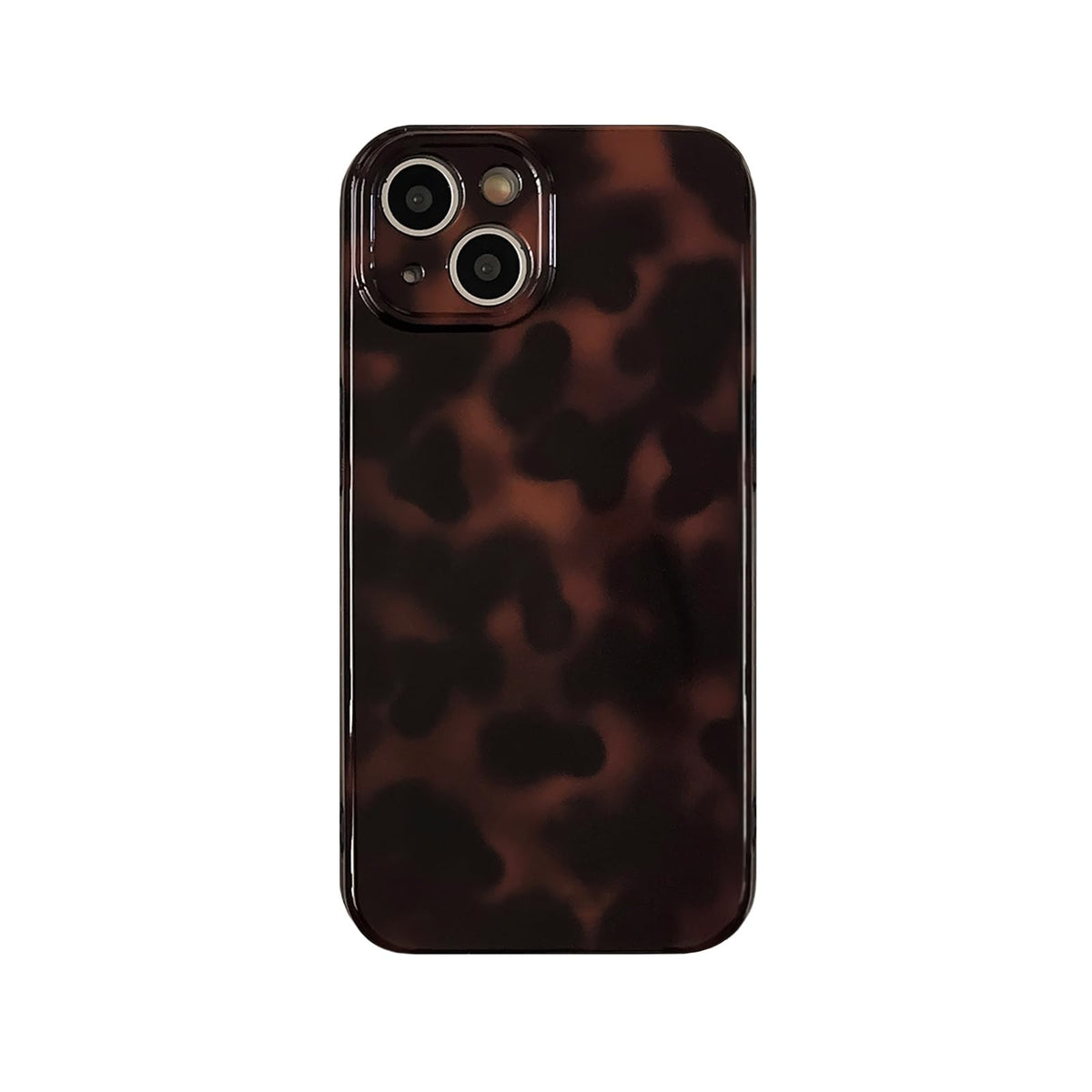 Aesthetic Tortoise Shell Phone Case for iPhone 17 Pro 6.3in,Retro Cool Girl Leopard Print Brown Amber Trendy Full Camera Protective Cover for iPhone 17pro 6.3"