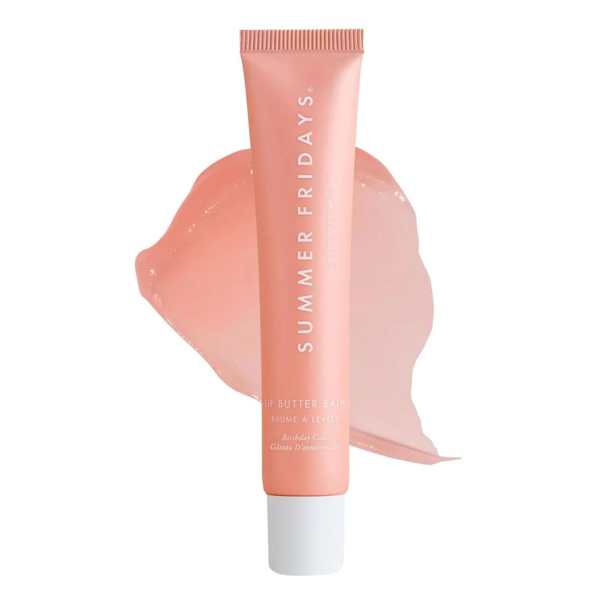 Summer Fridays Lip Butter Balm - Moisturizing Lip Gloss for Instant Shine + Sheer Color