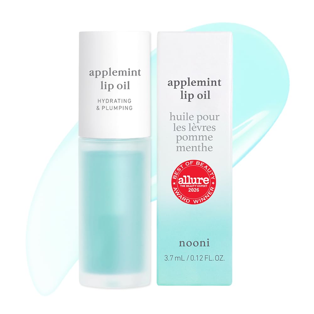 NOONI Korean Lip Oil - Applepeony - pH Color-Changing Plumping Lip Gloss