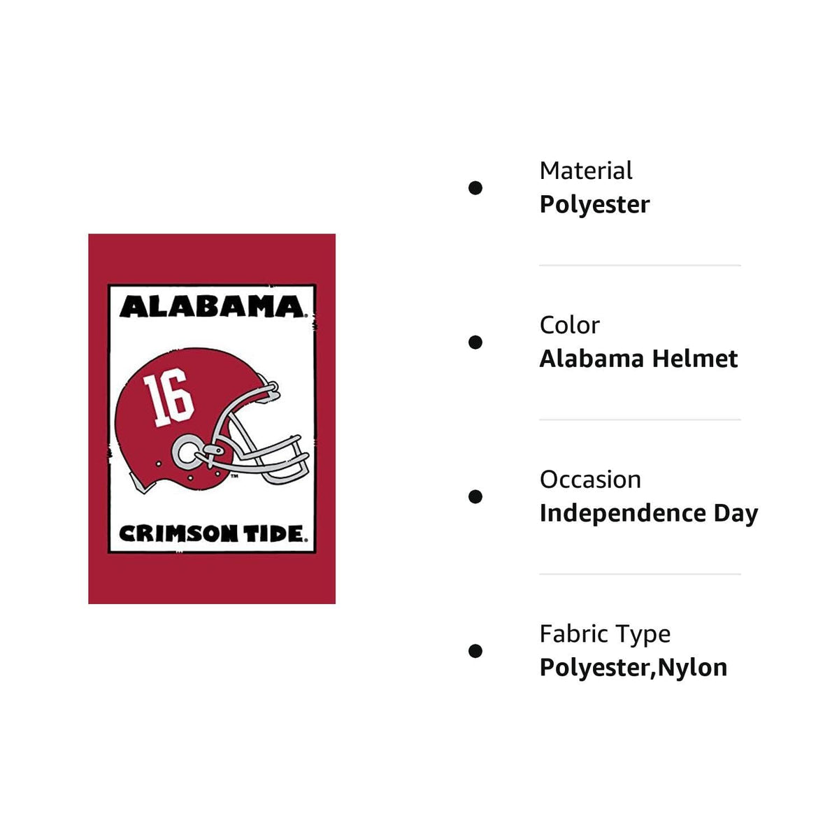 Magnolia Lane Collegiate Garden Flag (Alabama Crimson Tide House)