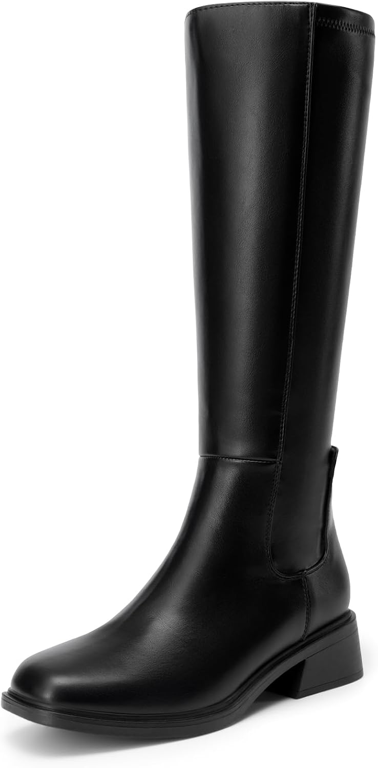 DREAM PAIRS Women's Knee High Riding Tall Boots