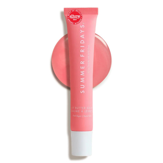 Summer Fridays Lip Butter Balm - Moisturizing Lip Gloss for Instant Shine + Sheer Color
