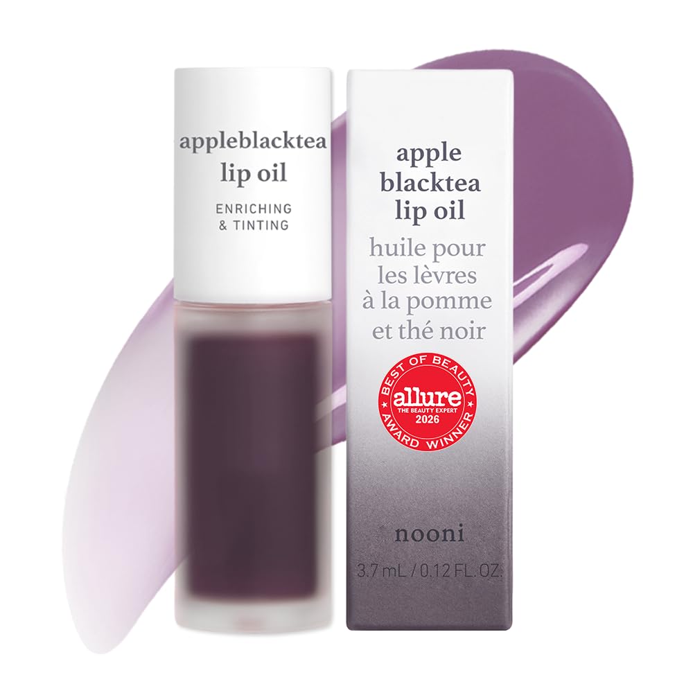 NOONI Korean Lip Oil - Applepeony - pH Color-Changing Plumping Lip Gloss