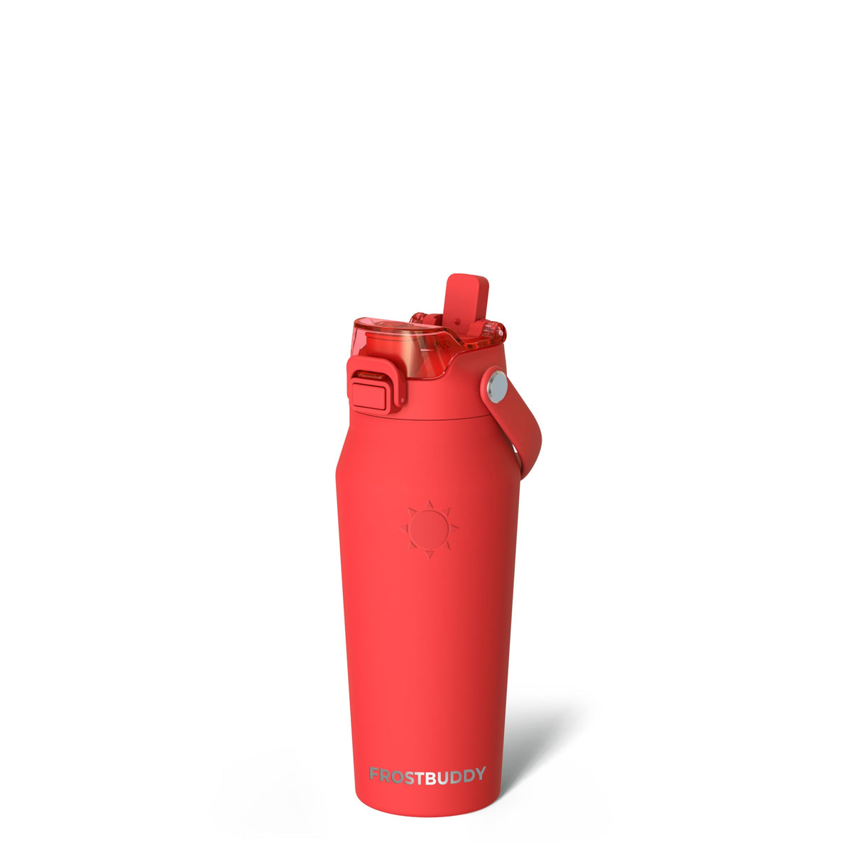 Frost Buddy 24oz Insulated Water Bottle - Straw & Chug Lid - Leak-Proof | Sip-or-chug dual lid | Ice-cold for 24+ hours | Cup-holder friendly