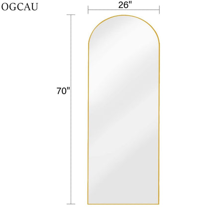 OGCAU Arched Full Length Mirror 76"x34"