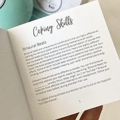 The Calm Ball – Therapist-Designed Coping Skills Magic 8 Ball with 20 Calming Strategies & Guidebook